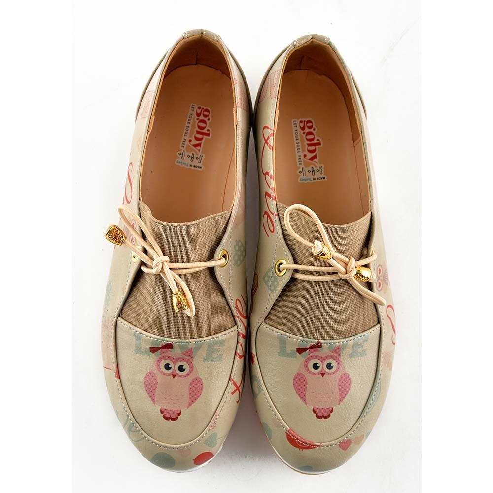 Owl and Love Ballerinas Shoes OMR7309 (506271793184)