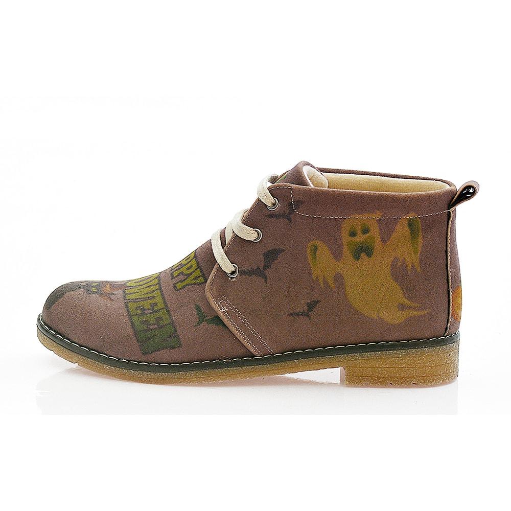 Happy Halloween Ankle Boots PH113 (1405807919200)