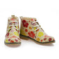 Flowers Ankle Boots PH201 (1421214941280)