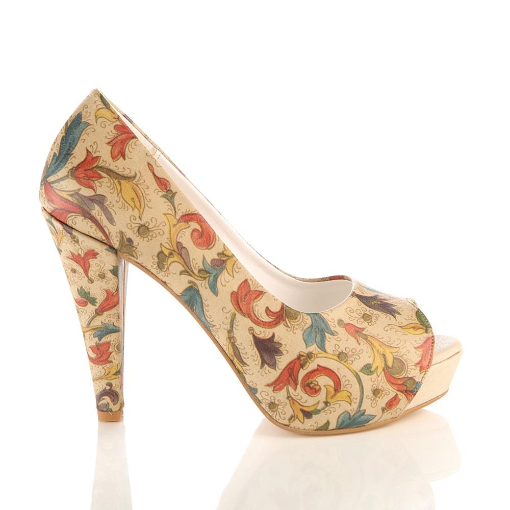 Colorful Heel Shoes PLT2040 (1405808279648)