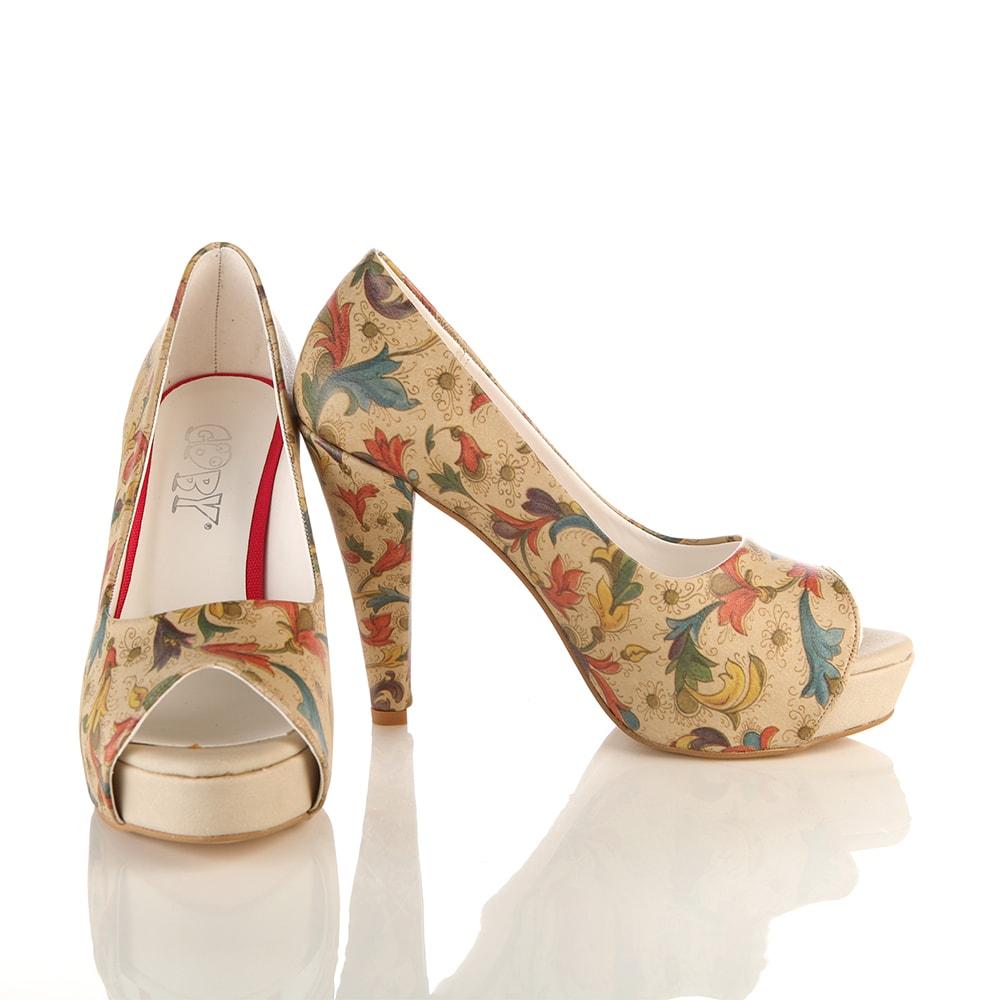 Colorful Heel Shoes PLT2040 (1405808279648)