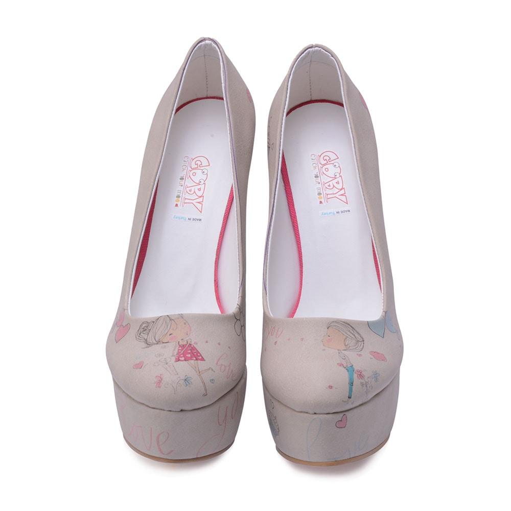 I Love You Heel Shoes PLT2057 (1405808935008)