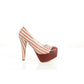 Striped and Dots Heel Shoes PLT2016 (1421221429344)