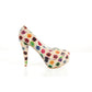 Colored Dots Heel Shoes PLT2020 (1421222051936)