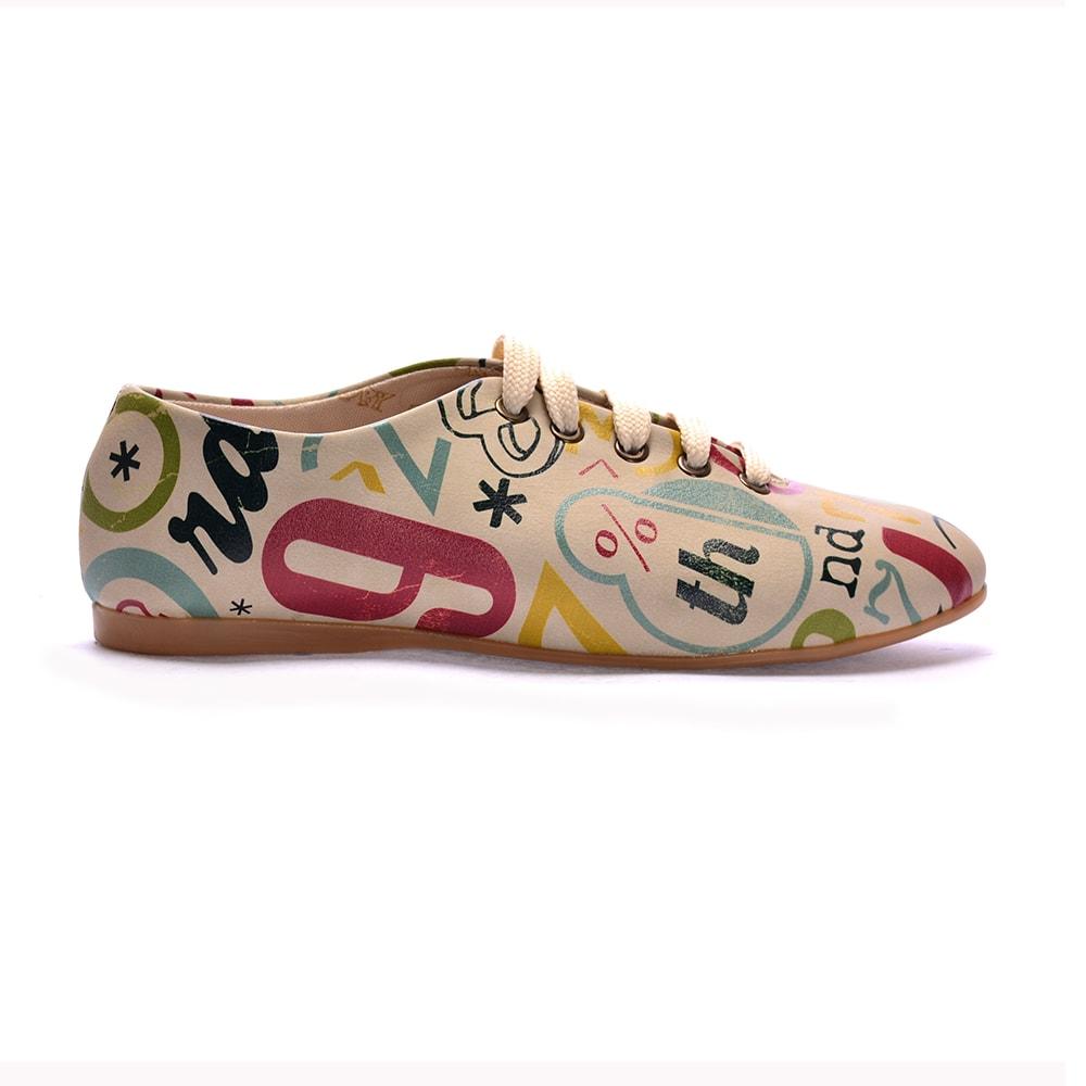 Numbers Ballerinas Shoes SLV017 (506273366048)