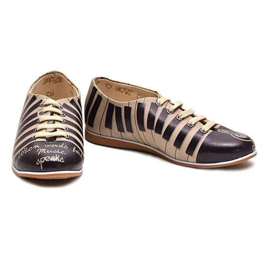Piano Ballerinas Shoes SLV198 (506276085792)