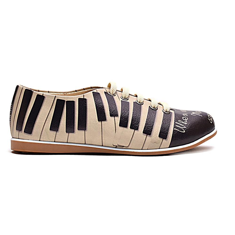 Piano Ballerinas Shoes SLV198 (506276085792)