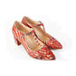 Tropical Red Heel Shoes STK301 (1421225590880)