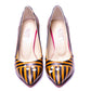 Striped Heel Shoes STL3003 (1405813096544)