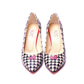 Plaid Heel Shoes STL3004 (1405813129312)