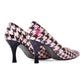 Plaid Heel Shoes STL3004 (1405813129312)