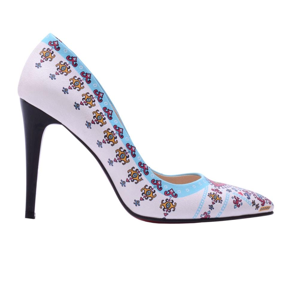 Pattern Heel Shoes STL4405 (506277494816)