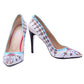 Pattern Heel Shoes STL4405 (506277494816)