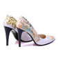 Flowers Heel Shoes STL4406 (506277560352)