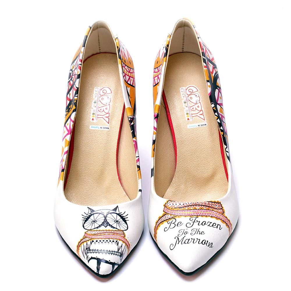 Cute Owl Heel Shoes STL4412 (506277724192)