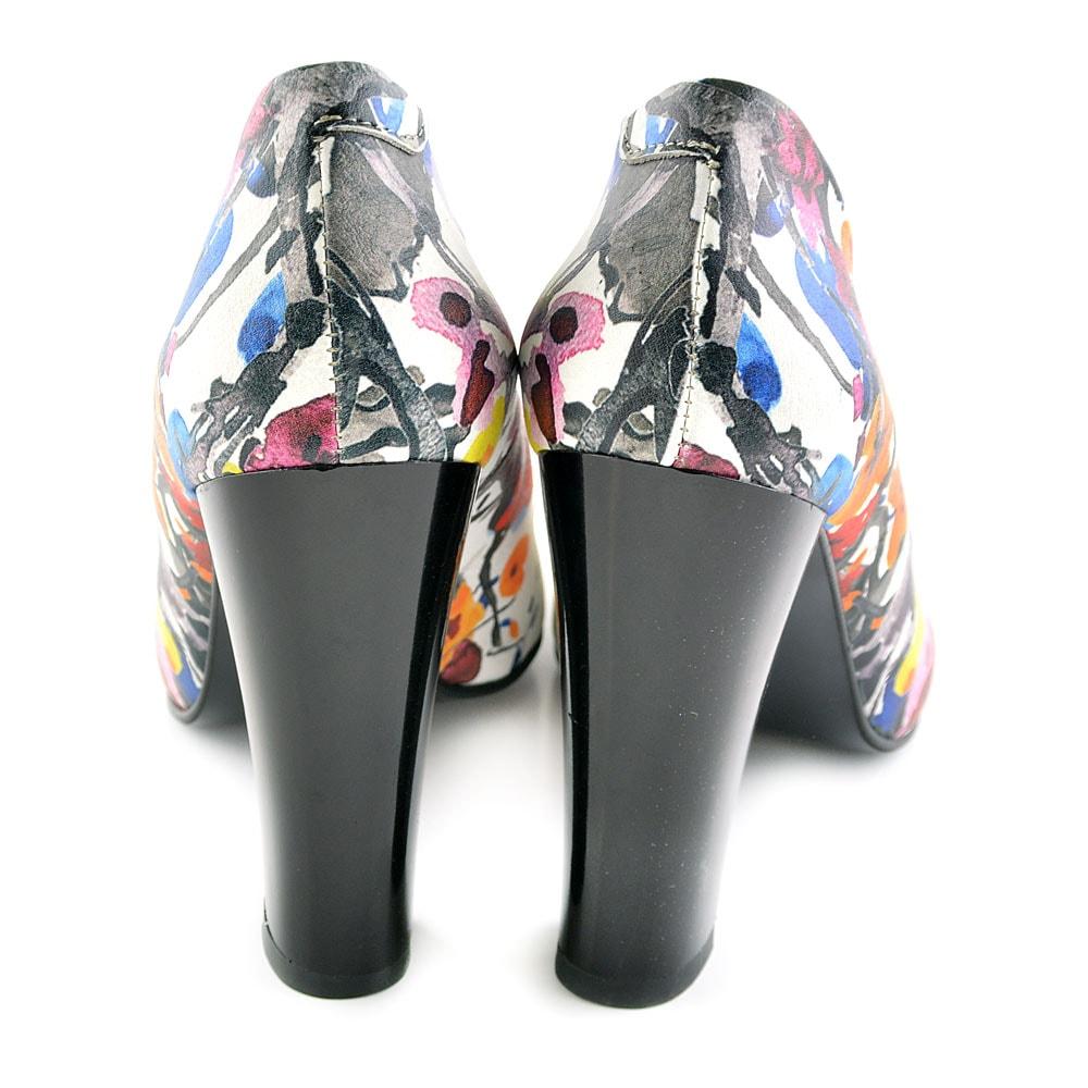 Flowers Heel Shoes STL4501 (1405813456992)