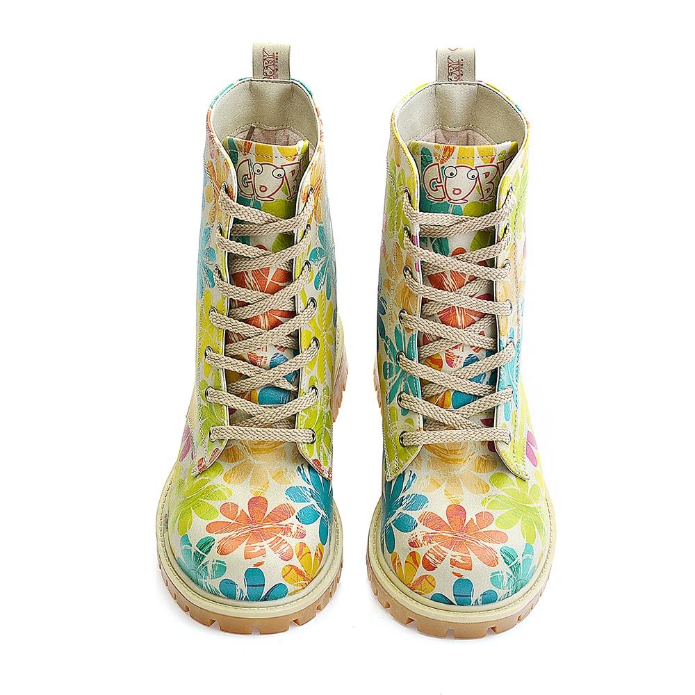 Flowers Long Boots TMB1021 (1405815226464)
