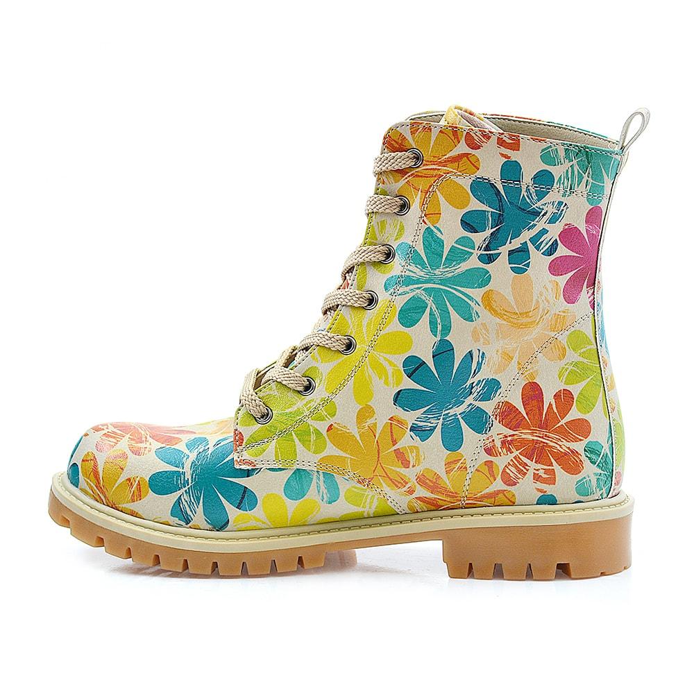 Flowers Long Boots TMB1021 (1405815226464)