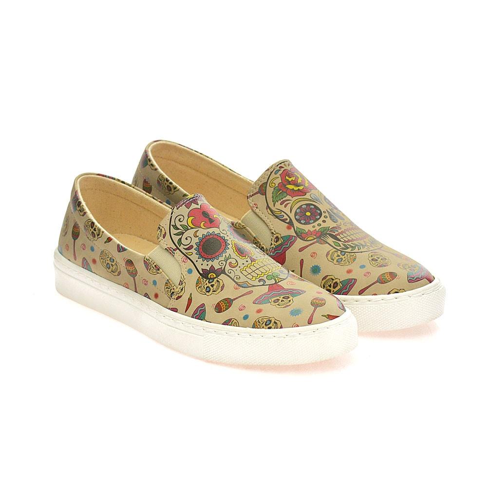 Skull Sneakers Shoes VN4005 (506278281248)