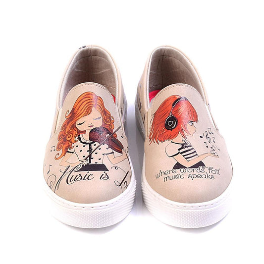 Violinist Girl Sneaker Shoes VN4023 (506279034912)