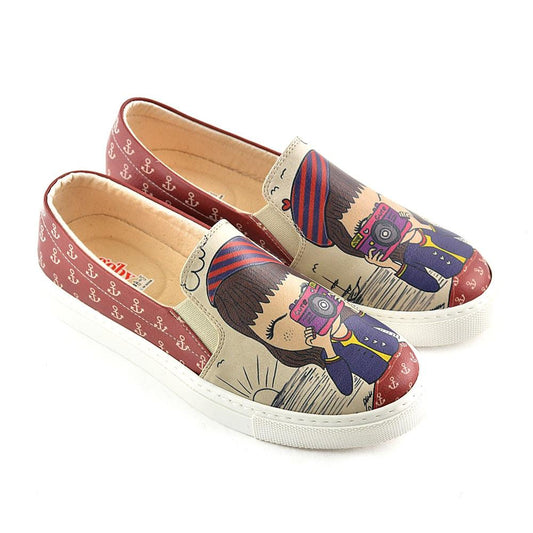 Photographer Girl Sneaker Shoes VN4040 (506279493664)