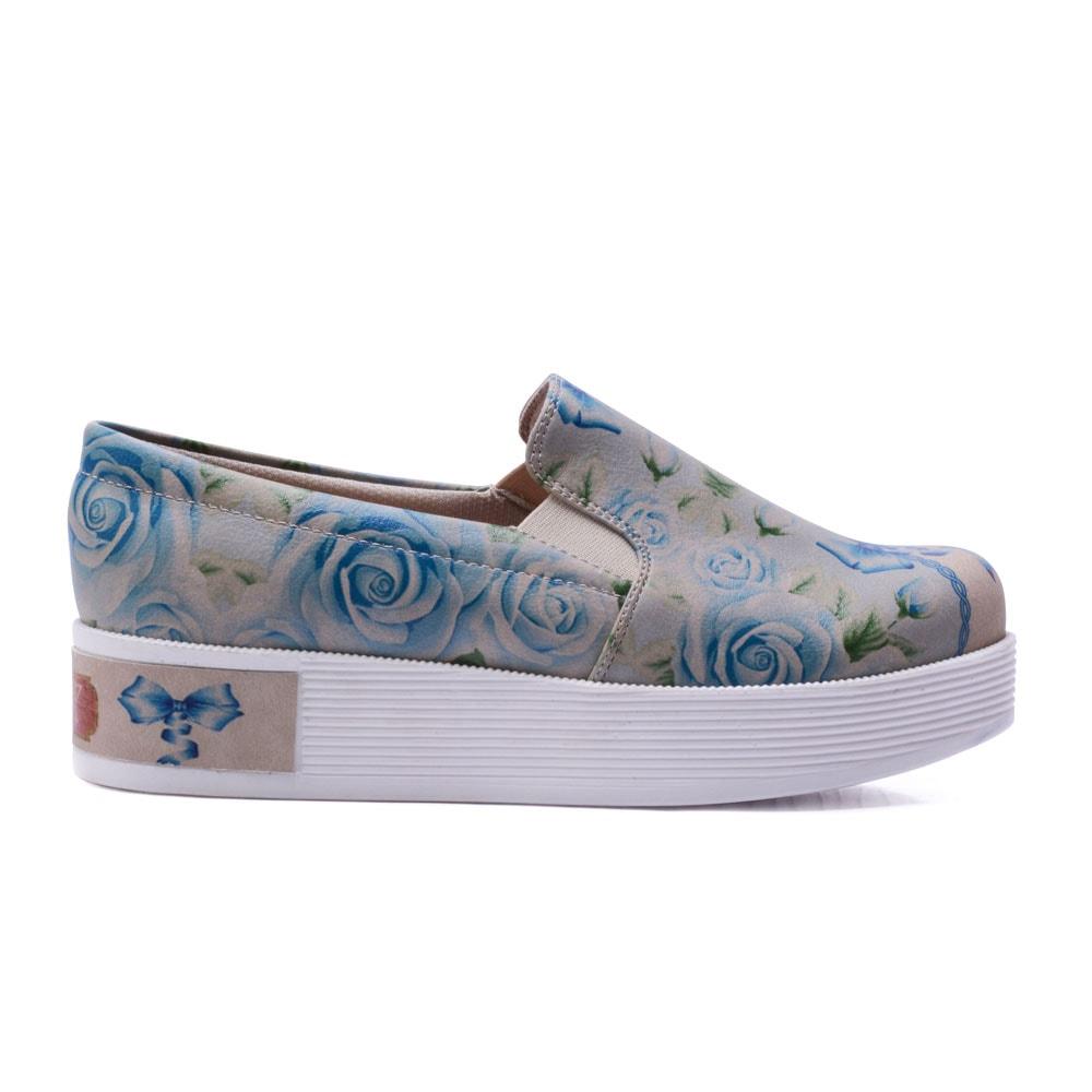 Flowers Sneaker Shoes VN4217 (1405818306656)