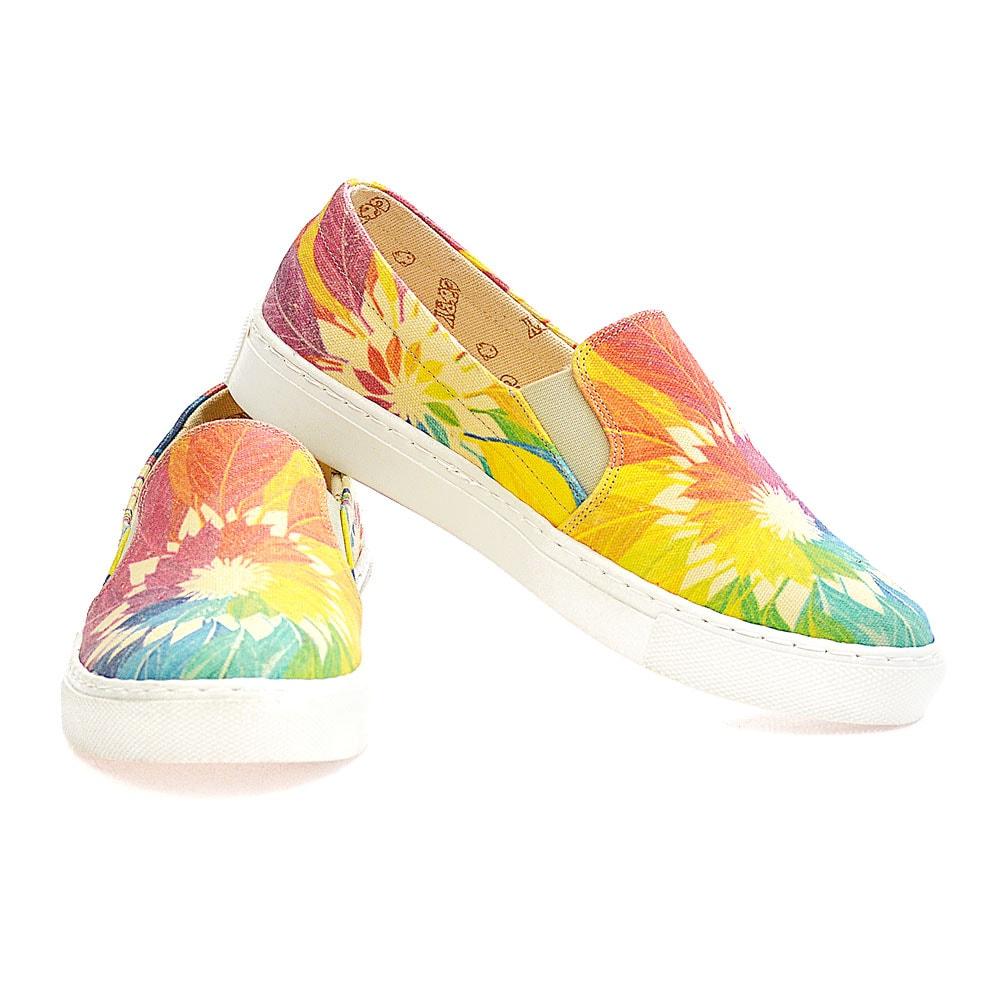 Colored Leaves Sneaker Shoes VN4402 (506281132064)