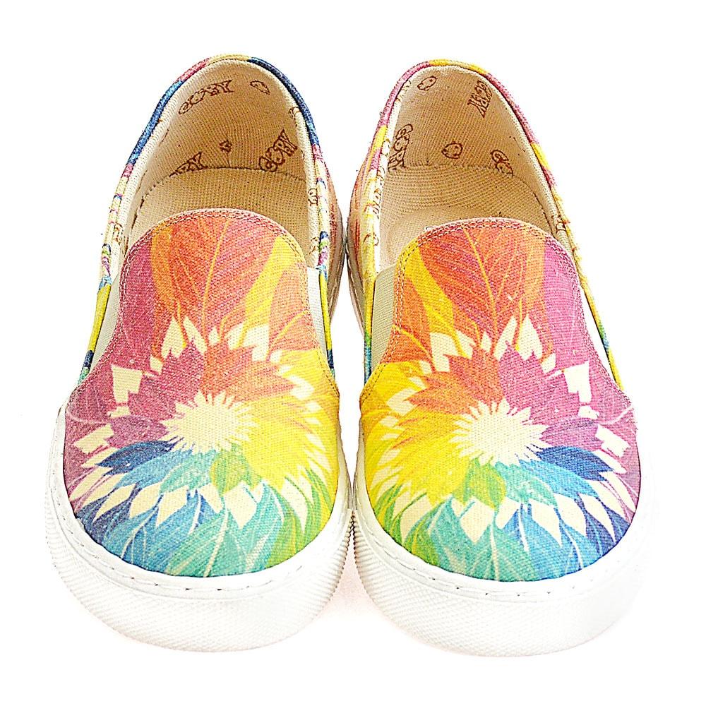 Colored Leaves Sneaker Shoes VN4402 (506281132064)