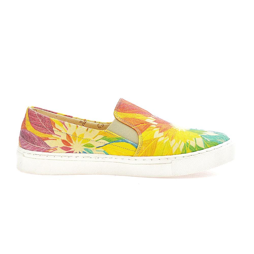 Colored Leaves Sneaker Shoes VN4402 (506281132064)