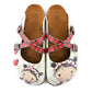 Red & White Girl Clogs WCAL120 (737673576544)