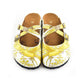 Yellow & White Bird Cross-Strap Clogs WCAL135 (737672691808)