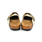 Yellow & White Bird Cross-Strap Clogs WCAL135 (737672691808)