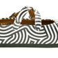 White & Black Sun Crisscross Clogs WCAL145 (737671184480)