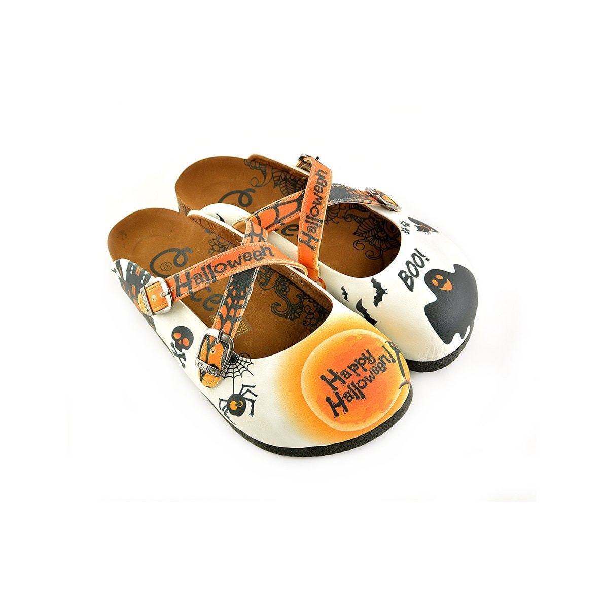 Happy Halloween Clogs WCAL150 (737667514464)