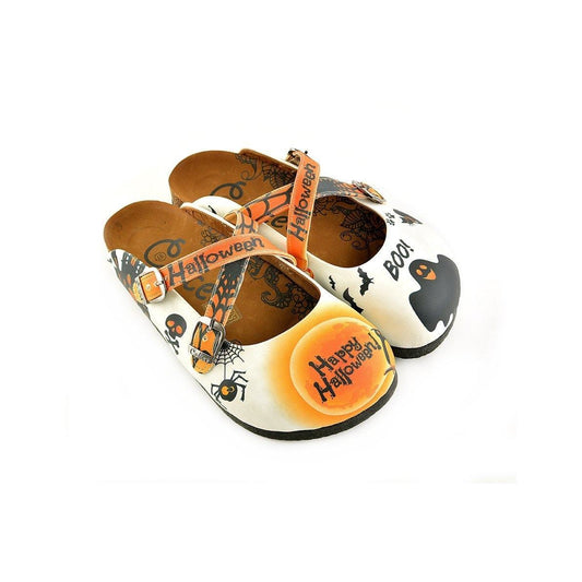 Happy Halloween Clogs WCAL150 (737667514464)