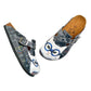 White & Gray Cat Clogs WCAL343 (737670332512)