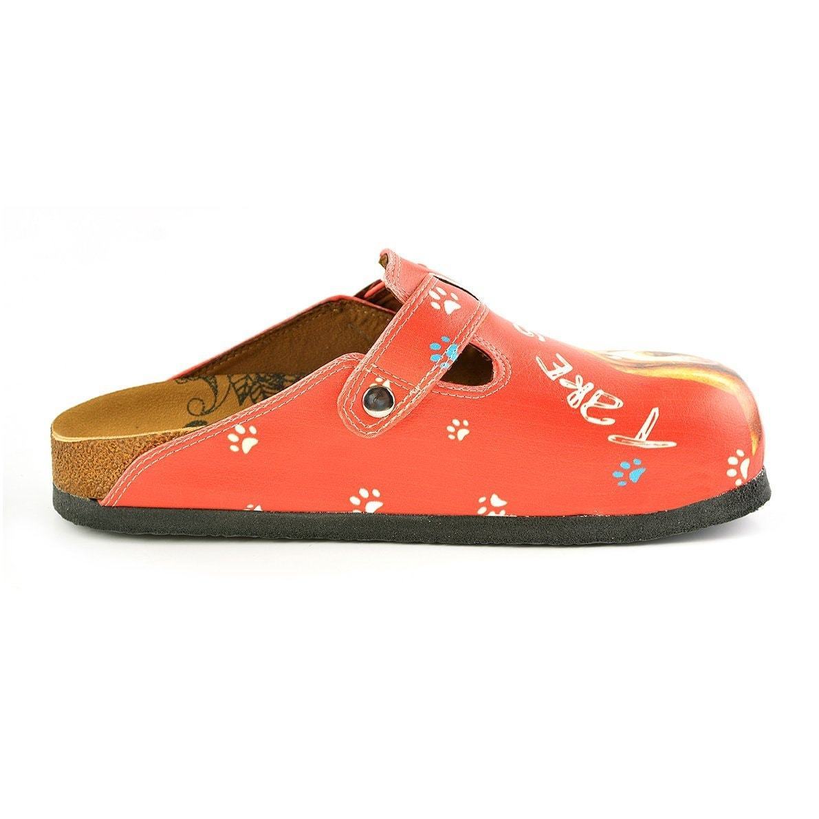 Red Take Suppers Clogs WCAL349 (737670201440)