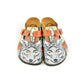 Yellow & White Fox Clogs WCAL350 (737670168672)