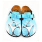 Blue Butterfly Clogs WCAL361 (774938886240)