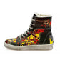 Old School Rock Music Short Boots WJAS124 (1421229949024)