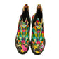 Colored Triangles Short Boots WLAS115 (1421233487968)
