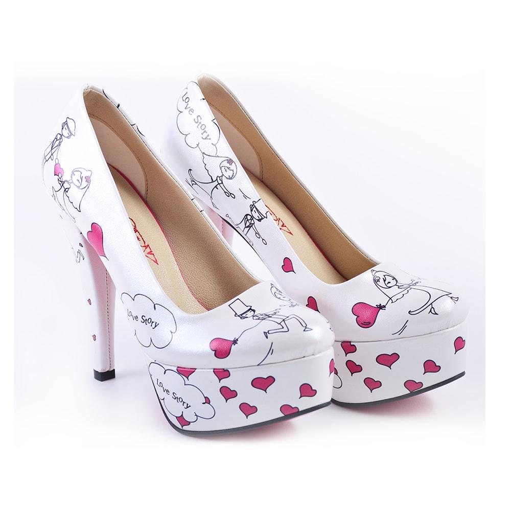 Love Story Heel Shoes PLT2061 (1405809066080)