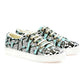 Black and Blue Pattern Sneaker Shoes WSPR114 (1405822533728)