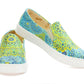Blue and Yellow Pattern Sneaker Shoes WVN4038 (506282967072)