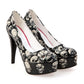 Skulls Heel Shoes PLT2003 (506272612384)