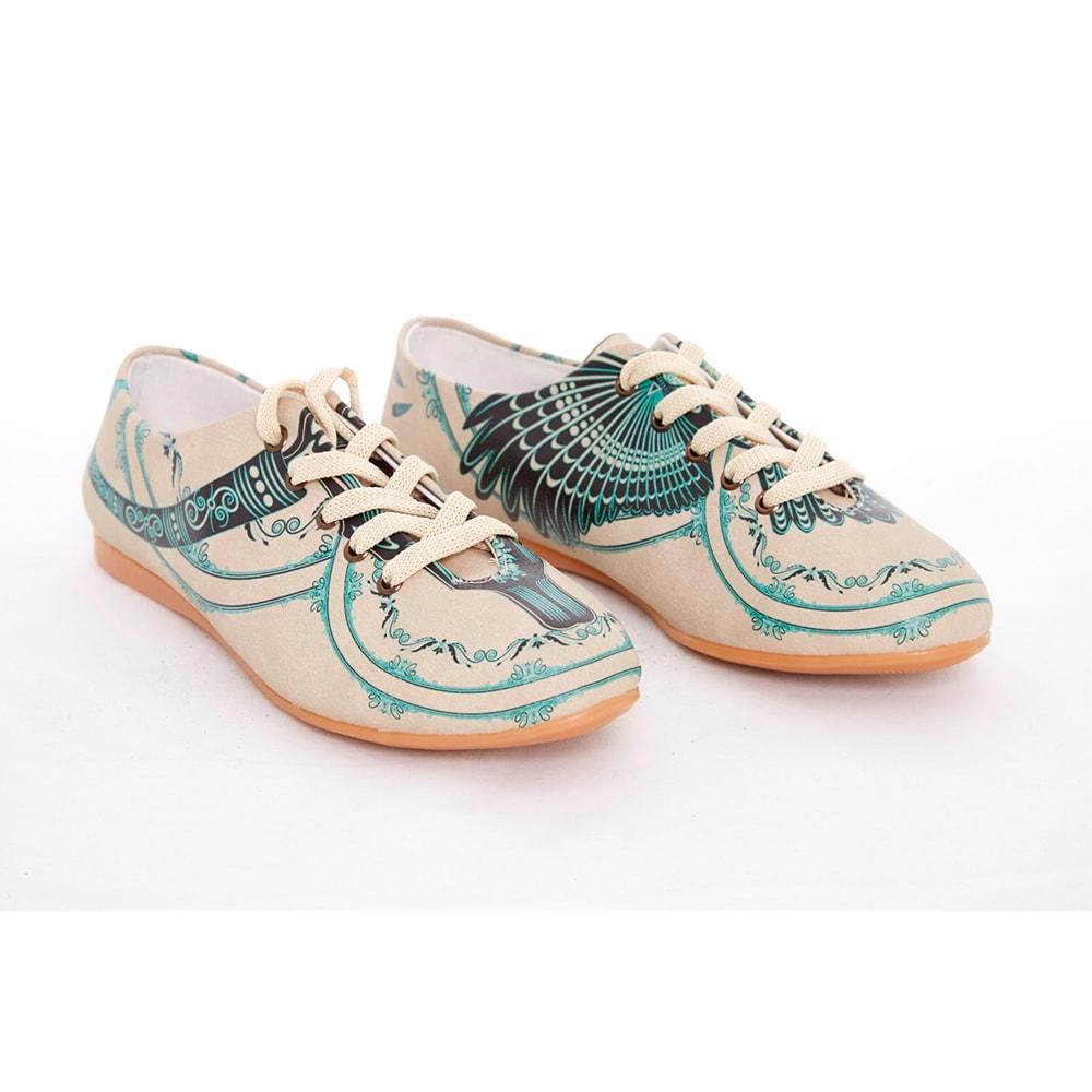 Blue Pattern Ballerinas Shoes SLV069 (506275004448)