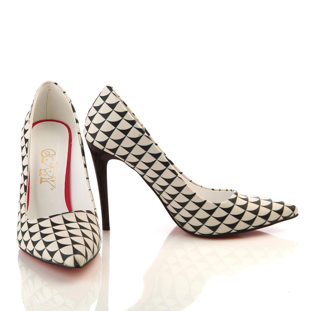 Pattern Heel Shoes STL4006 (506276511776)
