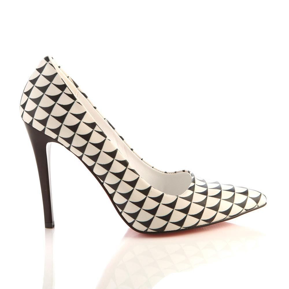 Pattern Heel Shoes STL4006 (506276511776)