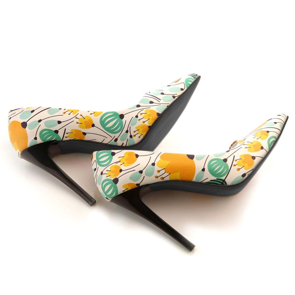 Flowers Heel Shoes STL4007 (506276577312)