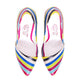 Colored Striped Heel Shoes STL4301 (506277134368)